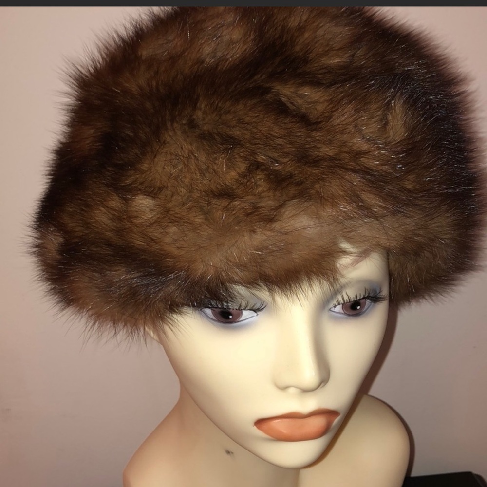 Vintage Irene of New York Mink Fur Hat